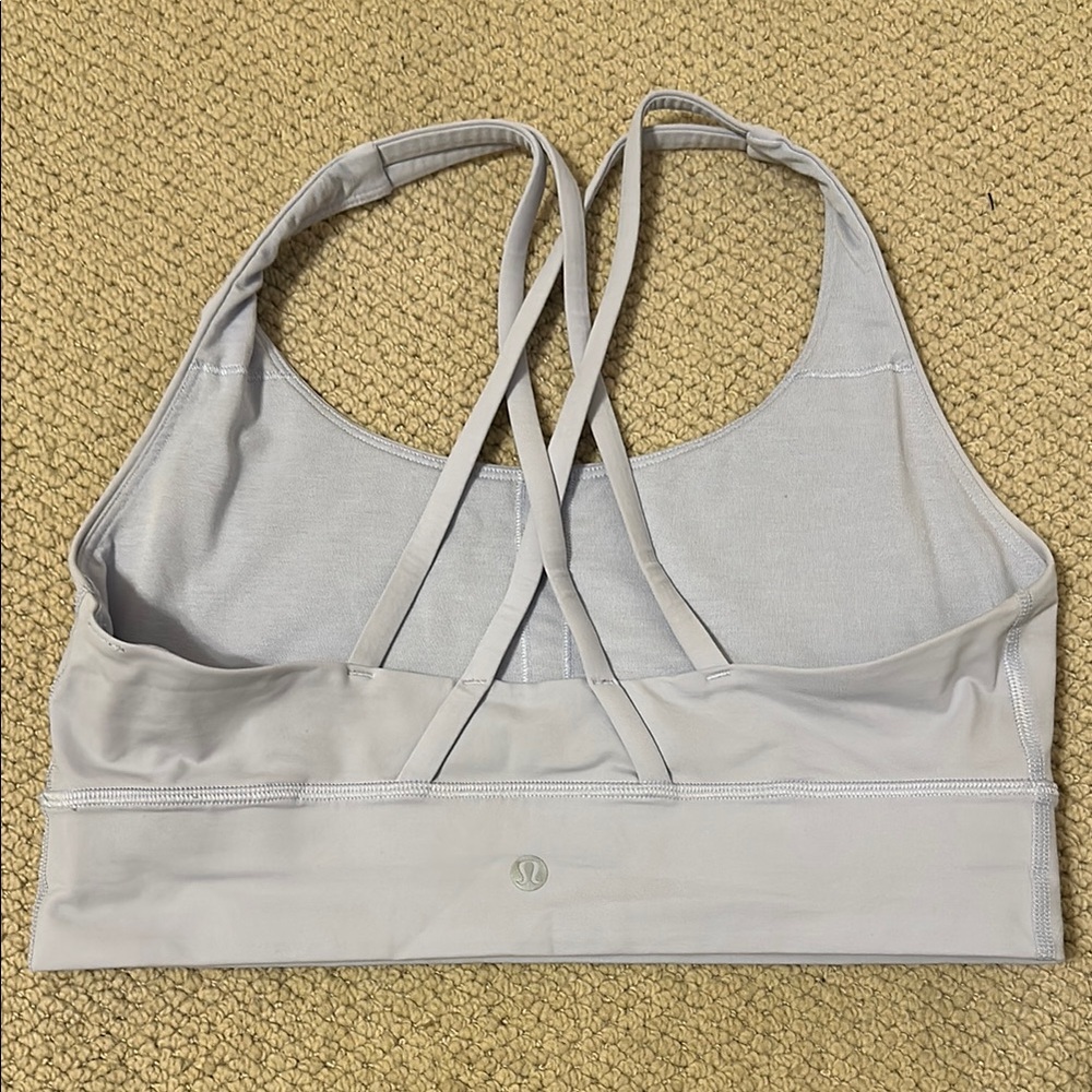 lululemon athletica light blue Strappy Sports Bra